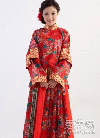 中式新娘礼服盘点古典优雅气质美(组图)