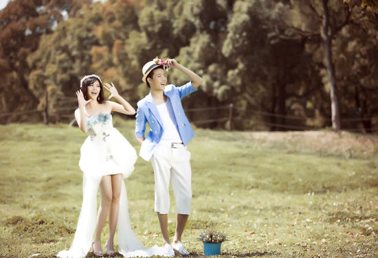 在西安适合拍摄婚纱照的公园有南湖公园和丰庆