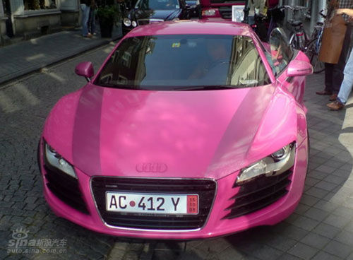 精致而可爱,粉色系超级跑车盘点_西安车市_西